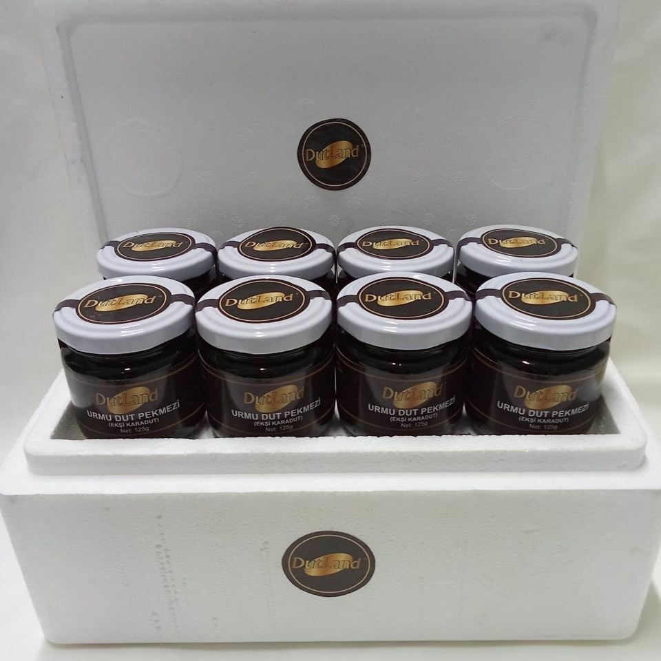 Ekşi Karadut(Urmu Dut) Pekmezi 8x125g