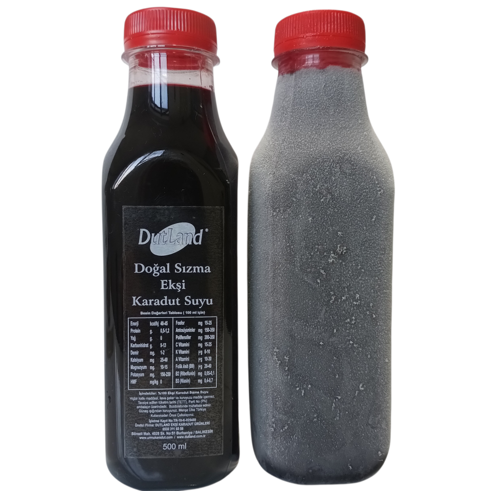Doğal Sızma Ekşi Karadut Suyu 500ml