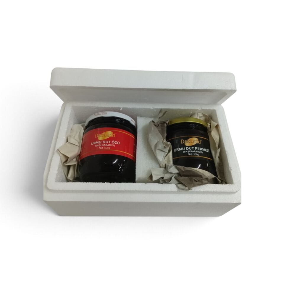 Ekşi Karadut(Urmu Dut) 500g ÖZ & 500g PEKMEZ